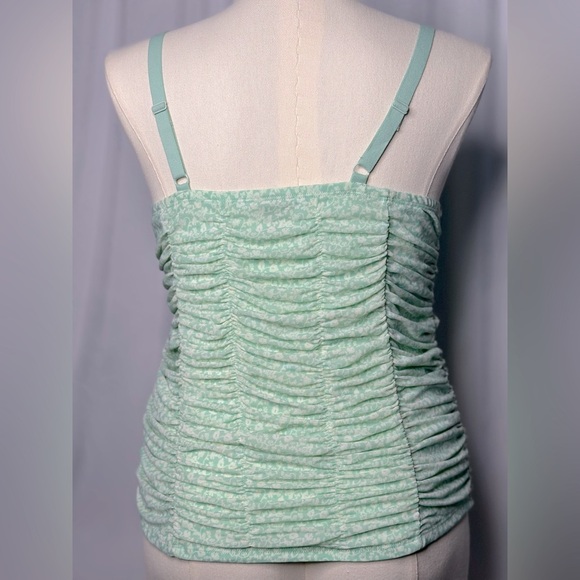 Torrid Women's Ruched Mesh Stretch Tank Top (640) - Picture 5 of 13